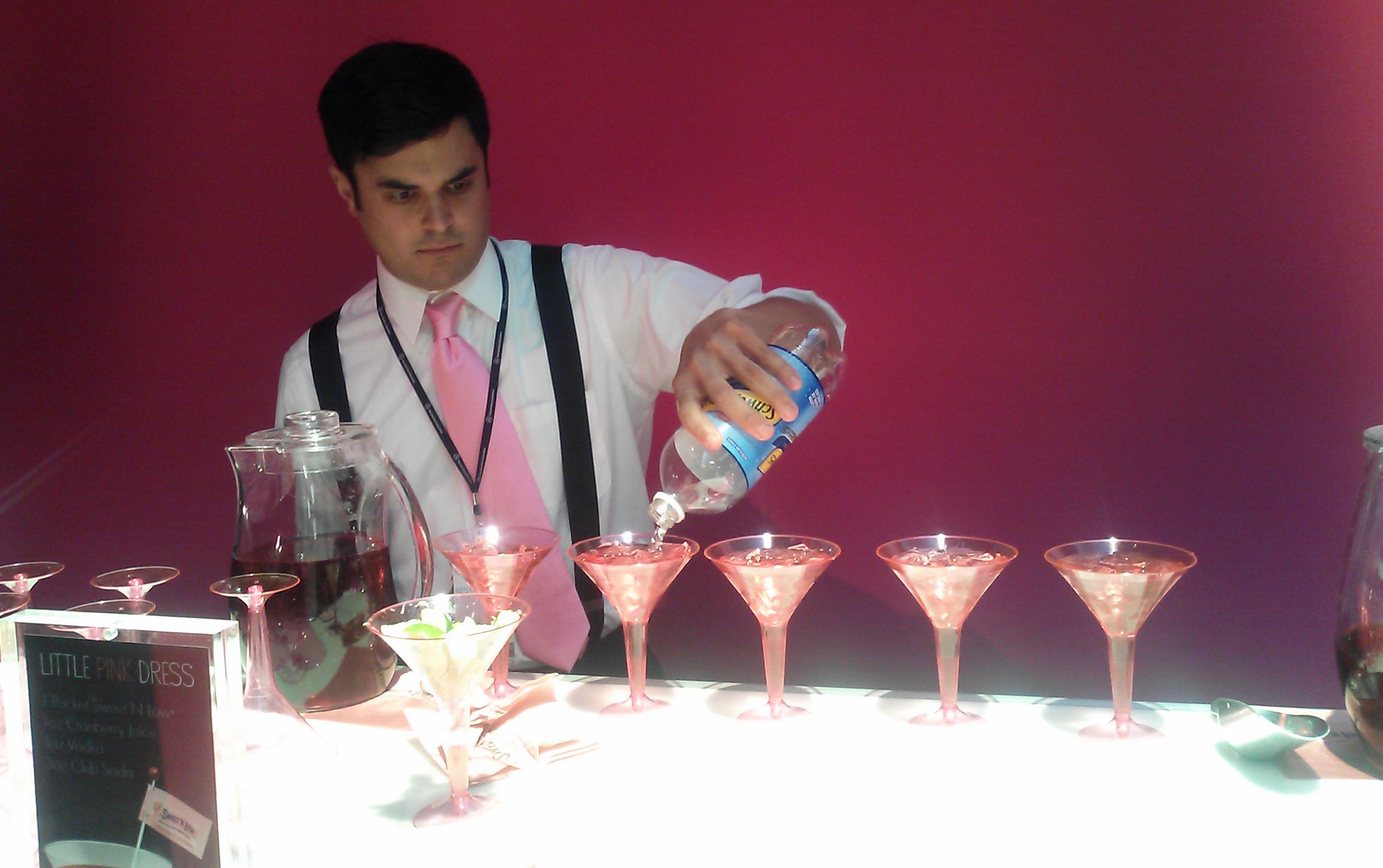 Complementary Cocktails Tinged with Sweet N Low Complementary Cocktails Tinged with Sweet N Low, Lincoln Center, New York Fashion Week
